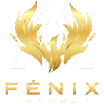 fenix academy logo dorado